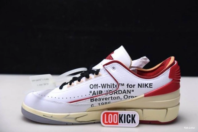 Rep TBK SP Retro Off-White DJ4375-106 Jordan Red White 2 Low 0706